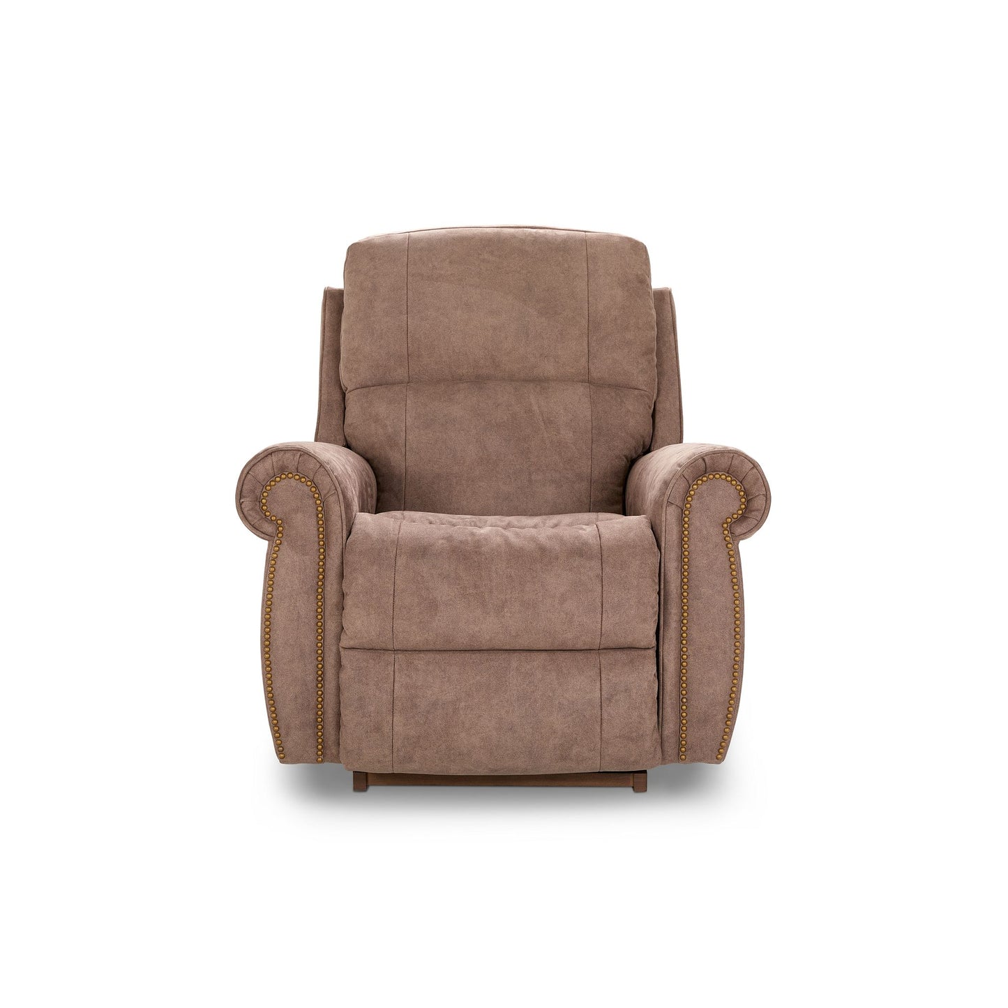 Dutton Faux Leather Recliner — Winslow Pebble — view 20