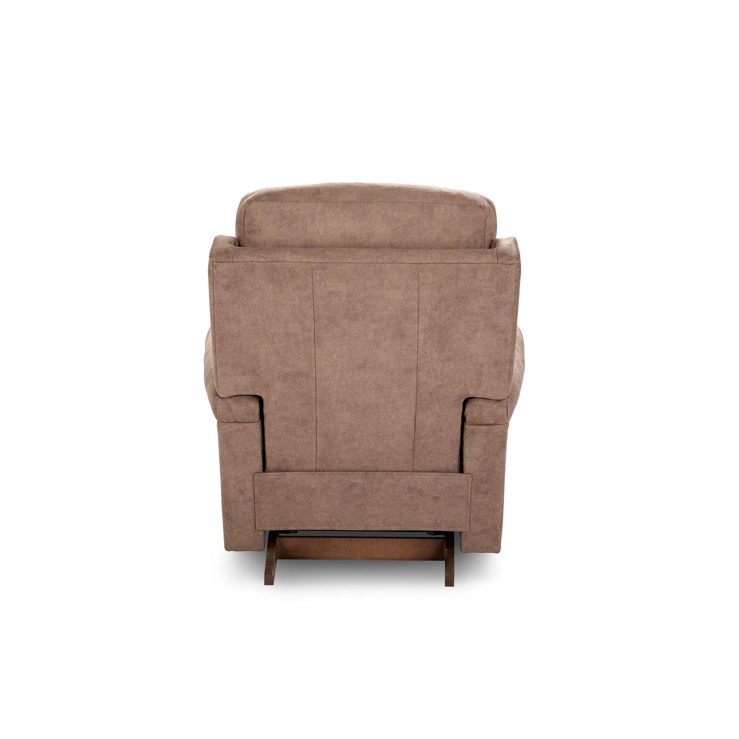 Dutton Faux Leather Recliner — Winslow Pebble — view 28