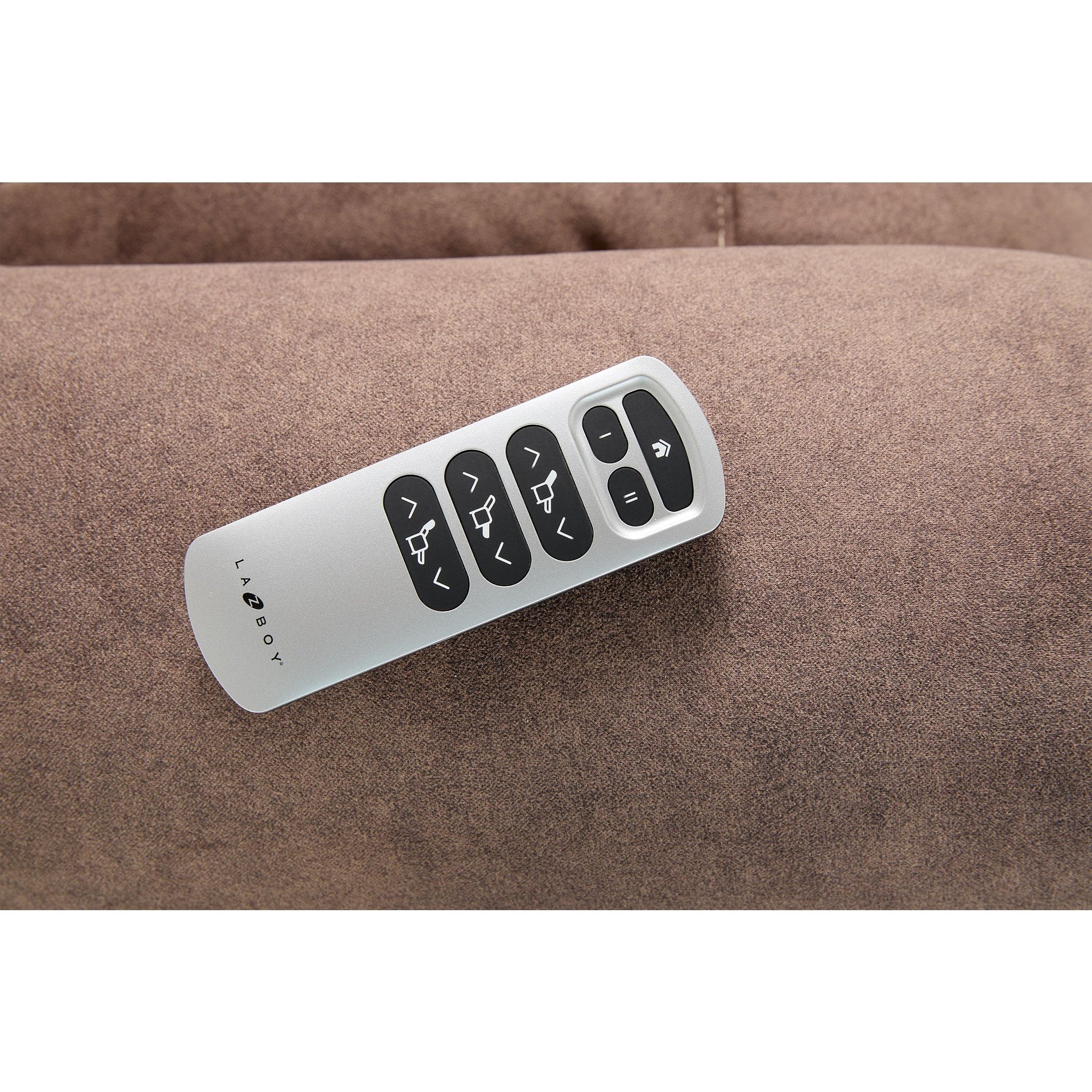 Dutton Faux Leather Recliner — Winslow Pebble — view 25