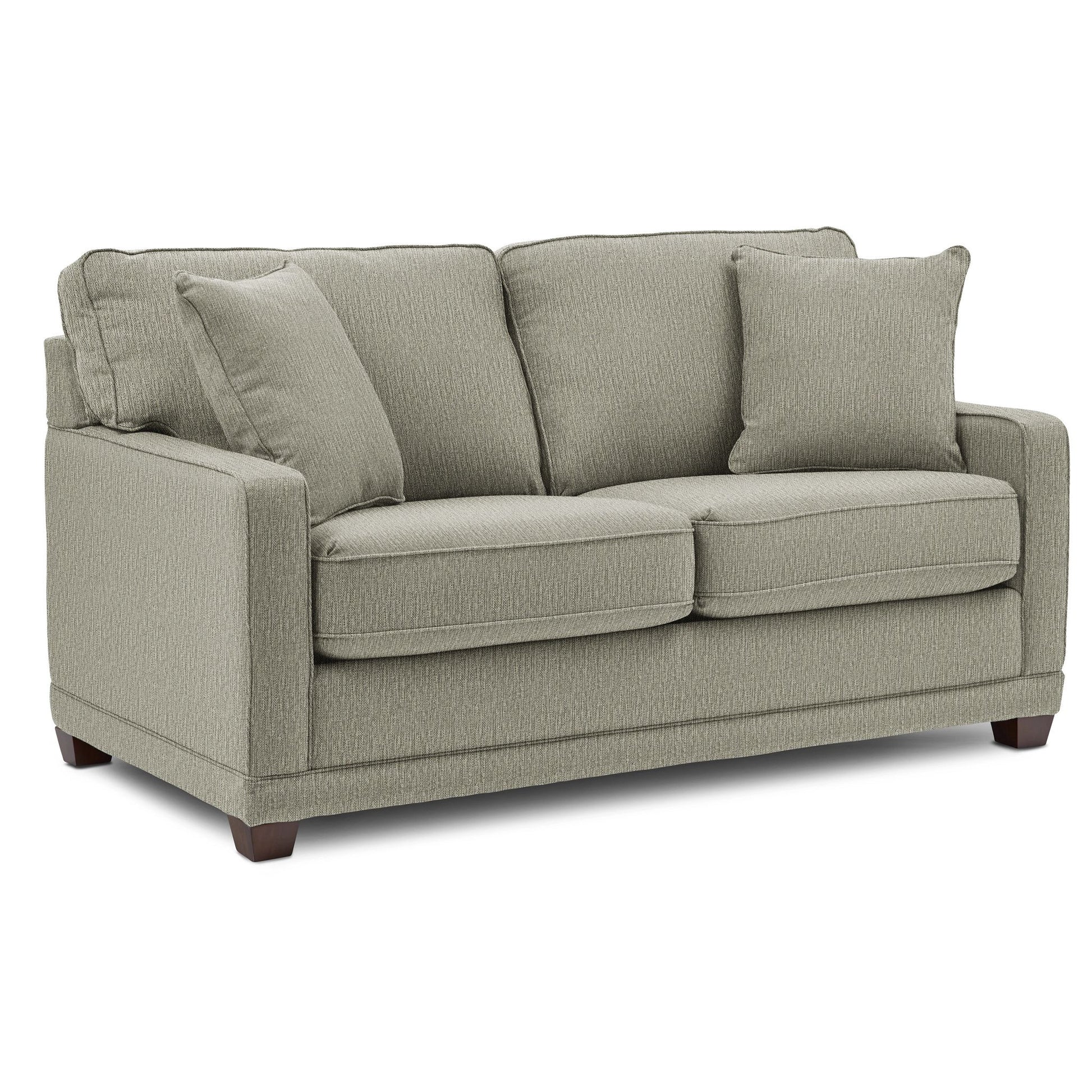 Kennedy Full Sleeper Sofa — Picchu Flax — view 6