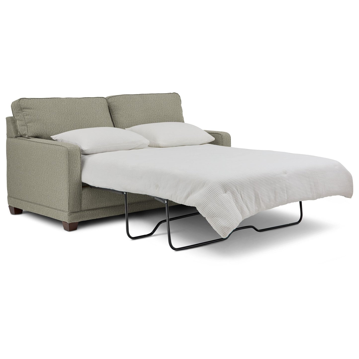 Kennedy Full Sleeper Sofa — Picchu Flax — view 7