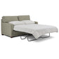 Kennedy Full Sleeper Sofa — Picchu Flax — view 7