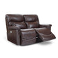 James Leather Reclining Loveseat — Yellowstone Walnut — view 44