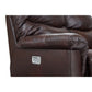James Leather Reclining Loveseat — Yellowstone Walnut — view 46