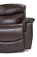 James Leather Reclining Loveseat — Yellowstone Walnut — view 59