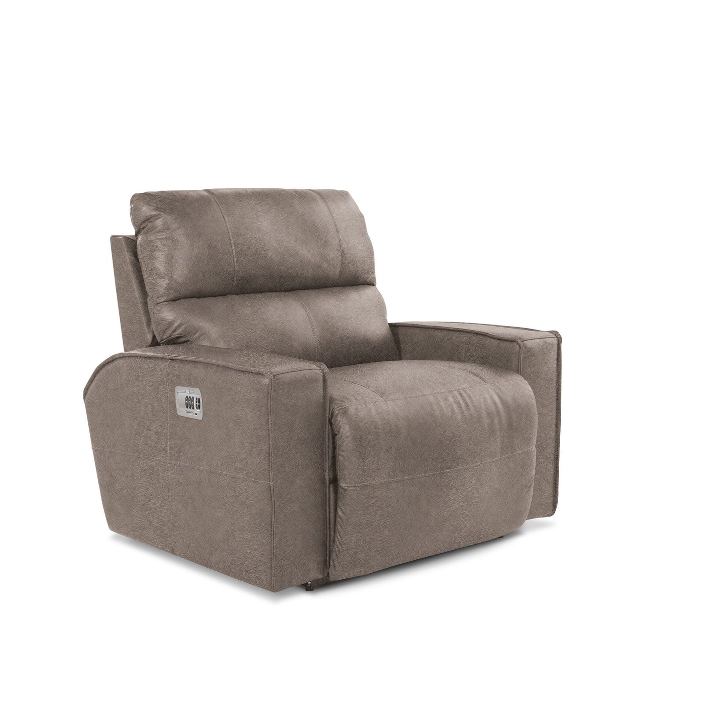 Maddox Reclining Chair and a Half — i-Weekend Dove Grey