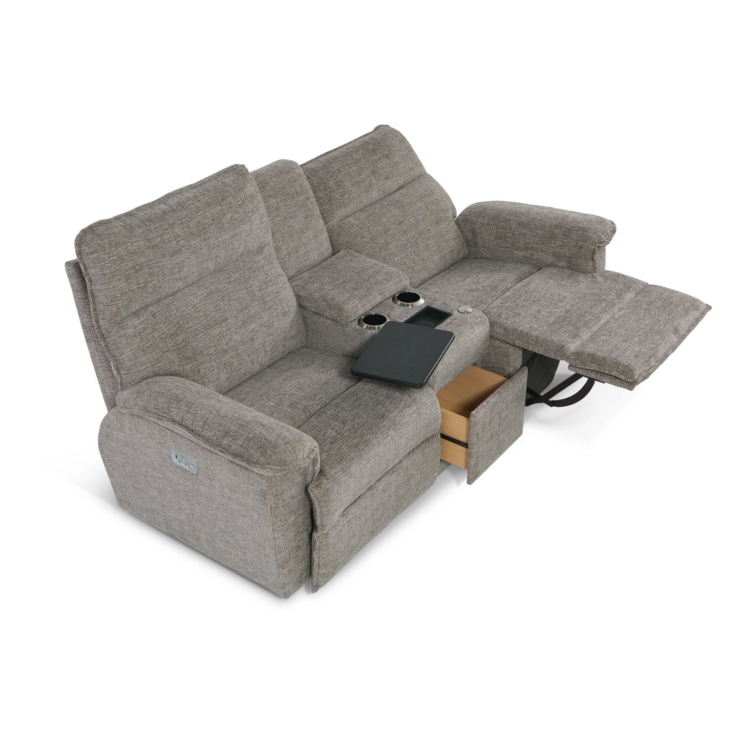 Jay Reclining Loveseat — Donegal Linen — view 26