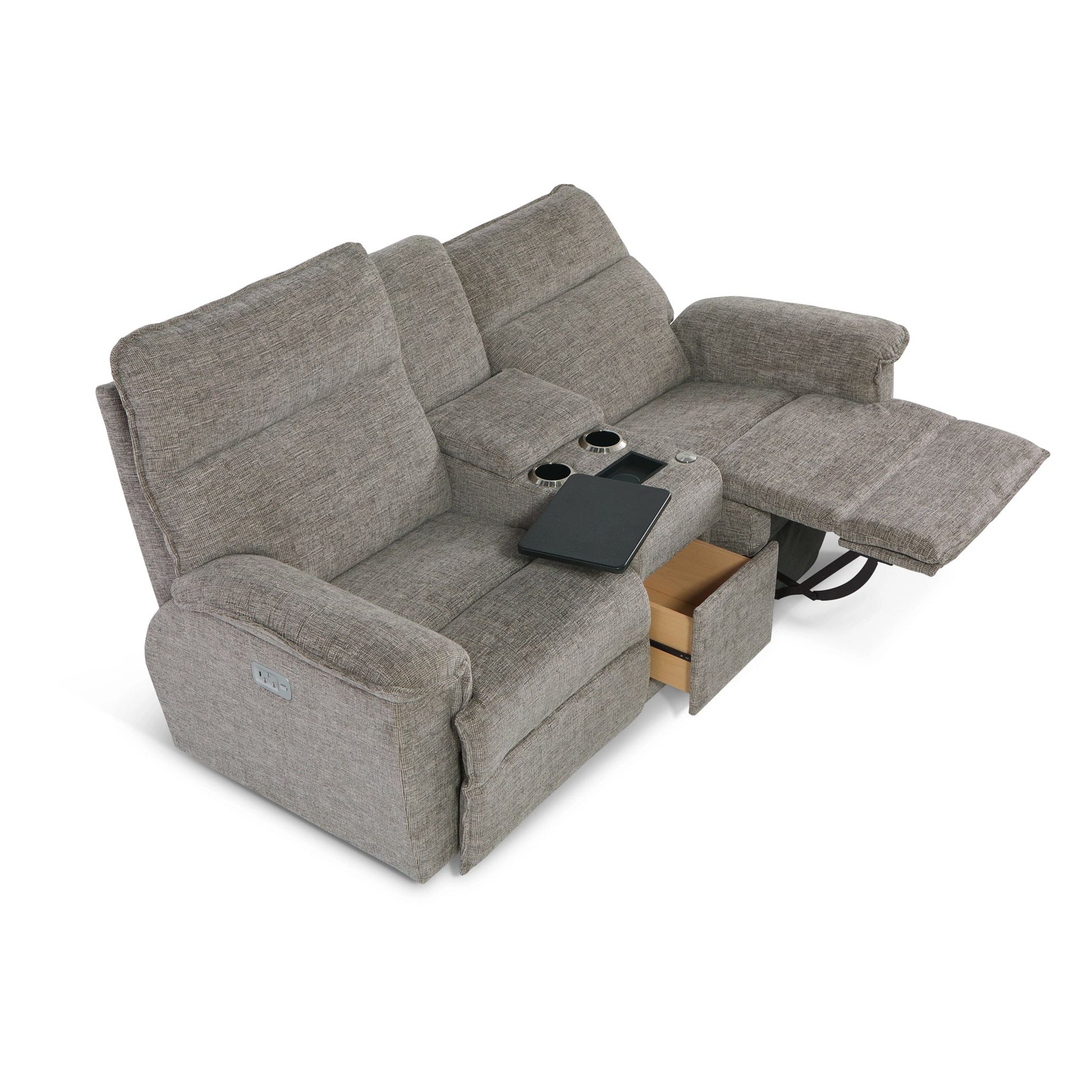 Jay Reclining Loveseat — Donegal Linen — view 26