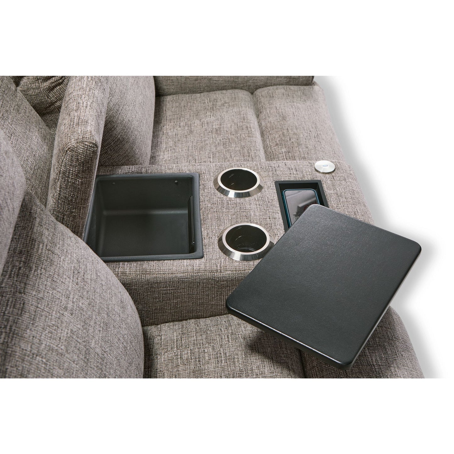 Jay Reclining Loveseat — Donegal Linen — view 19