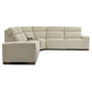 Acadia 6-Piece Power Reclining Sectional with Console — Gail Porcelain — view 13