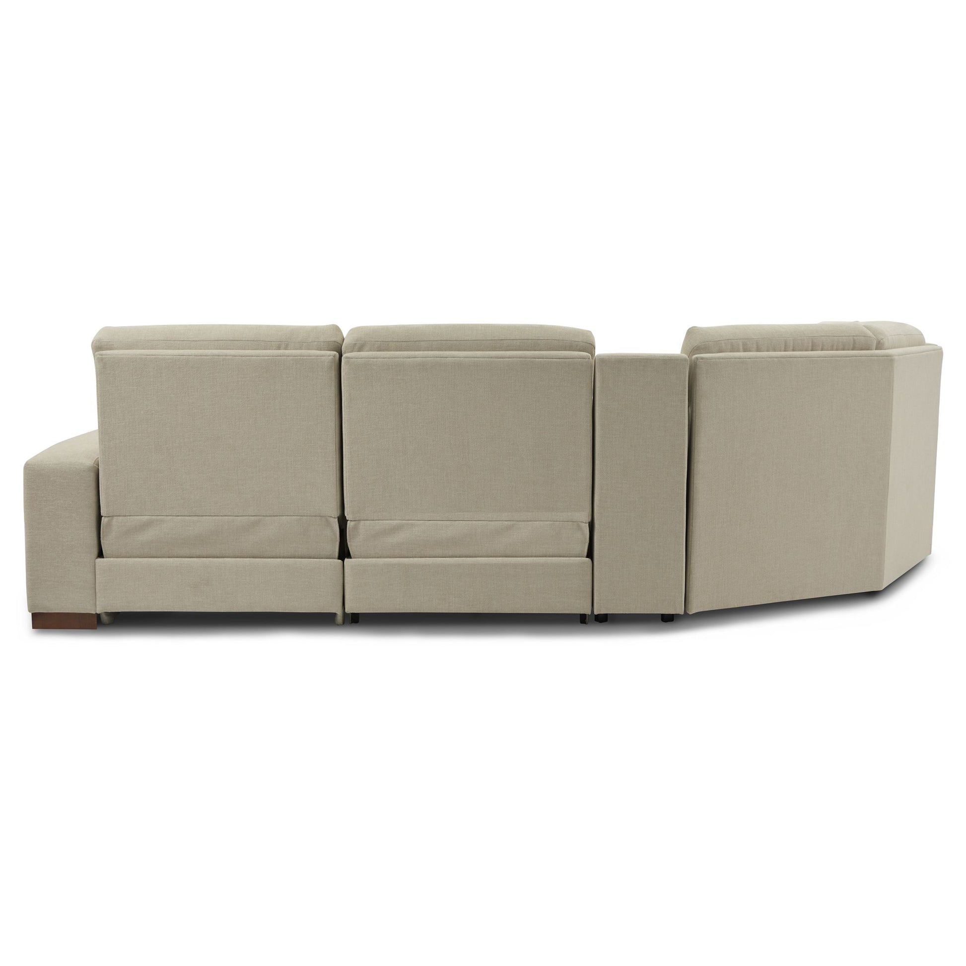 Acadia 6-Piece Power Reclining Sectional with Console — Gail Porcelain — view 3