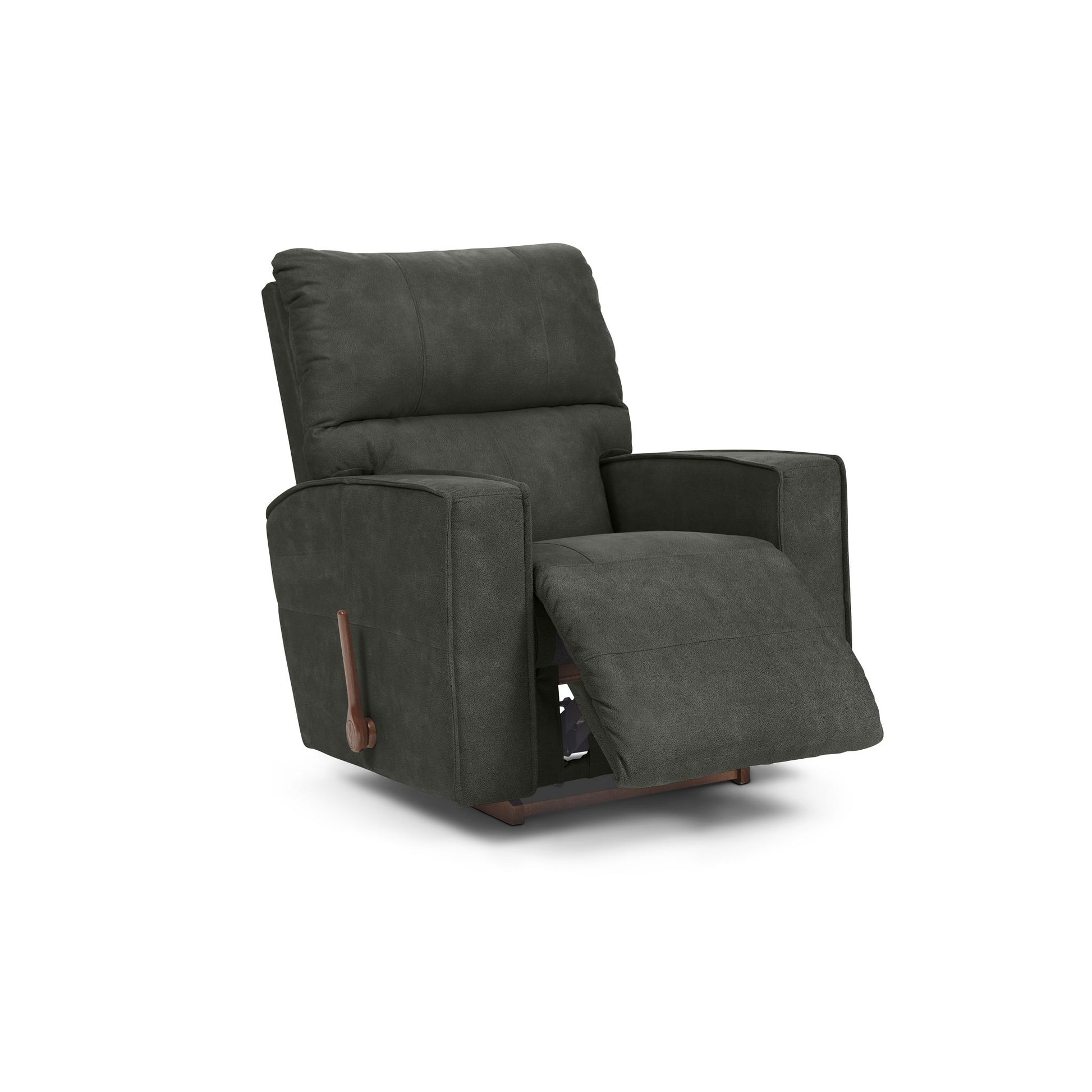 Maddox Faux Leather Recliner — i-Rivers Twilight — view 16