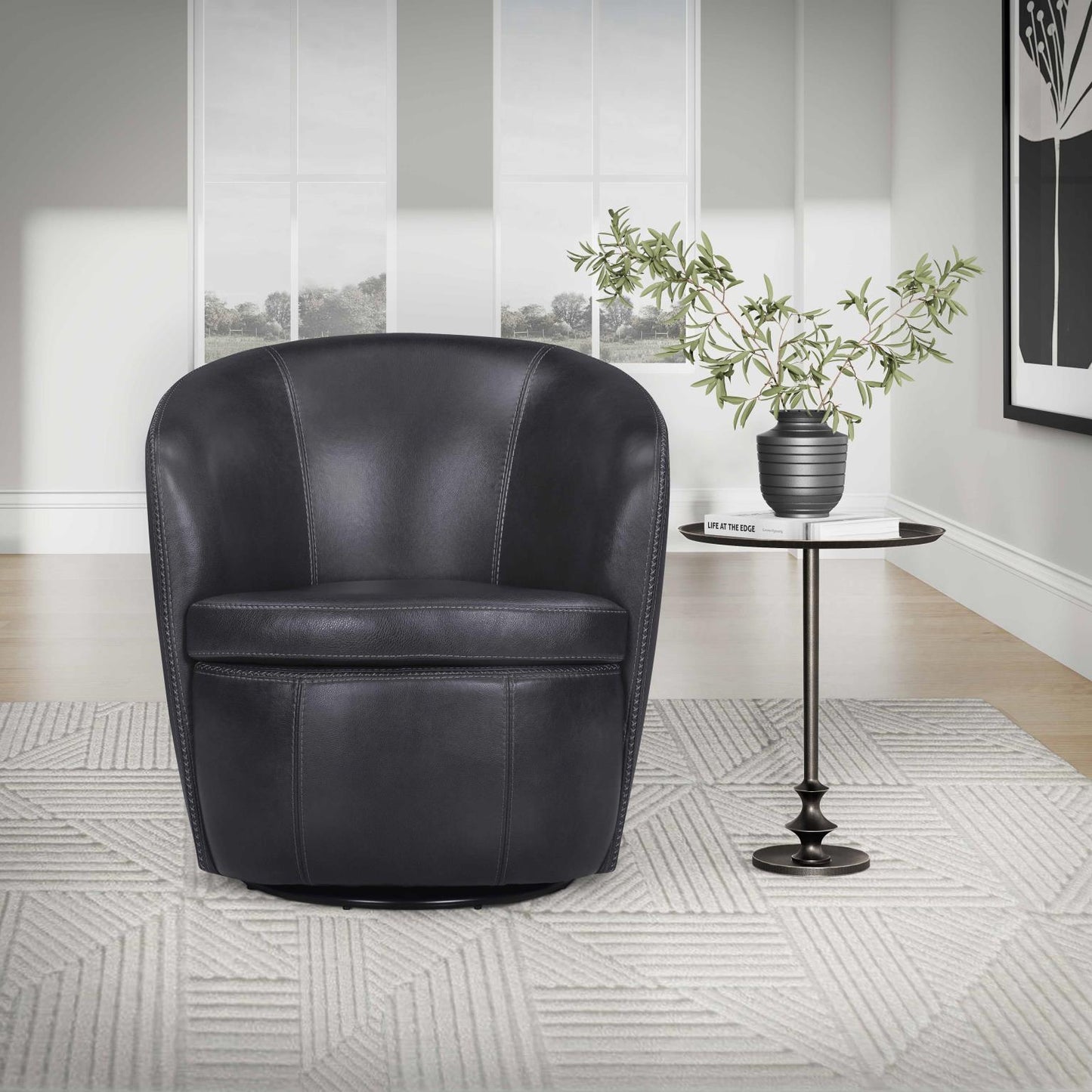 Barolo Swivel Club Chair