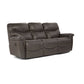 James Leather Reclining Sofa — Yellowstone Walnut — view 6