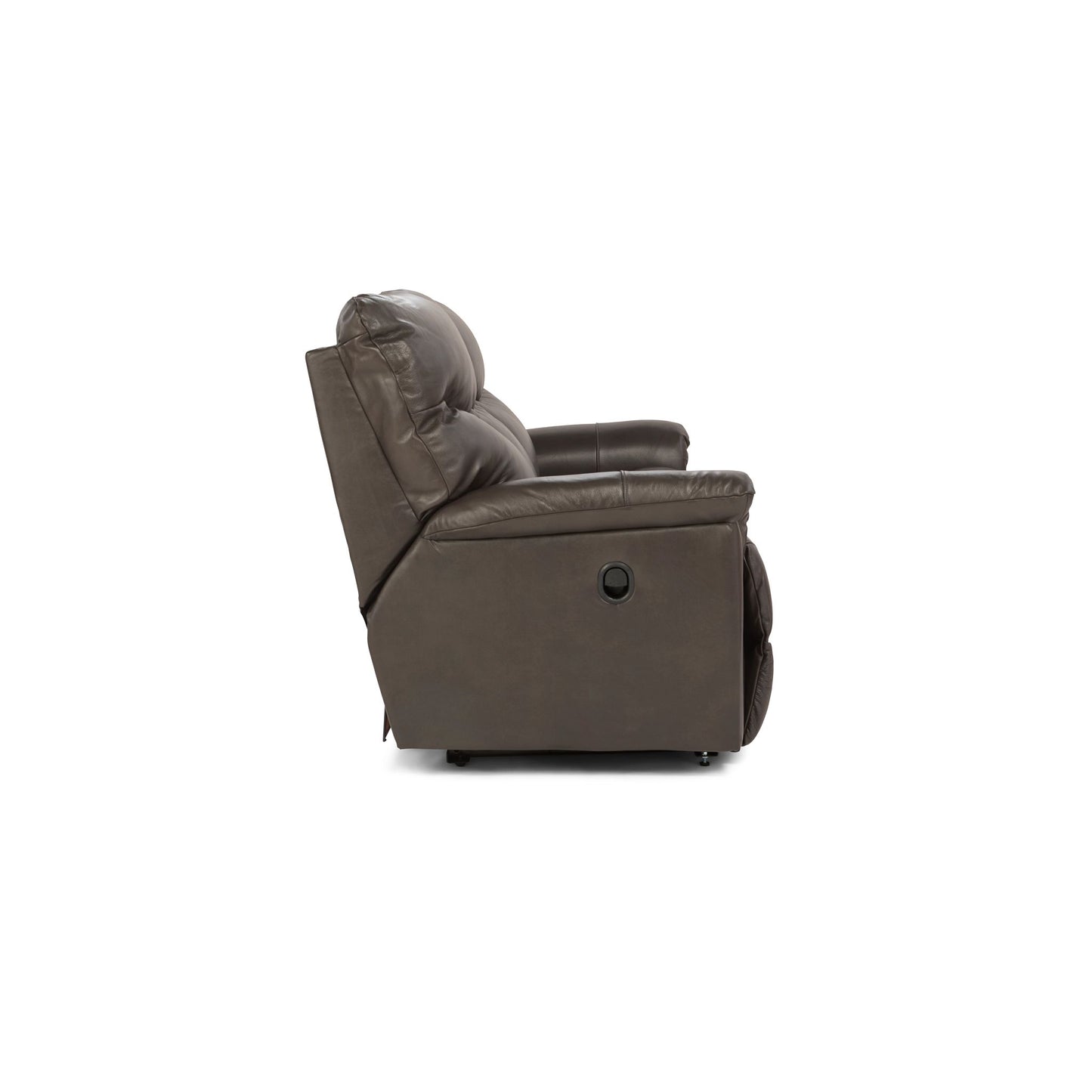 James Leather Reclining Sofa — Yellowstone Walnut — view 7