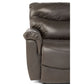 James Leather Reclining Sofa — Yellowstone Walnut — view 5