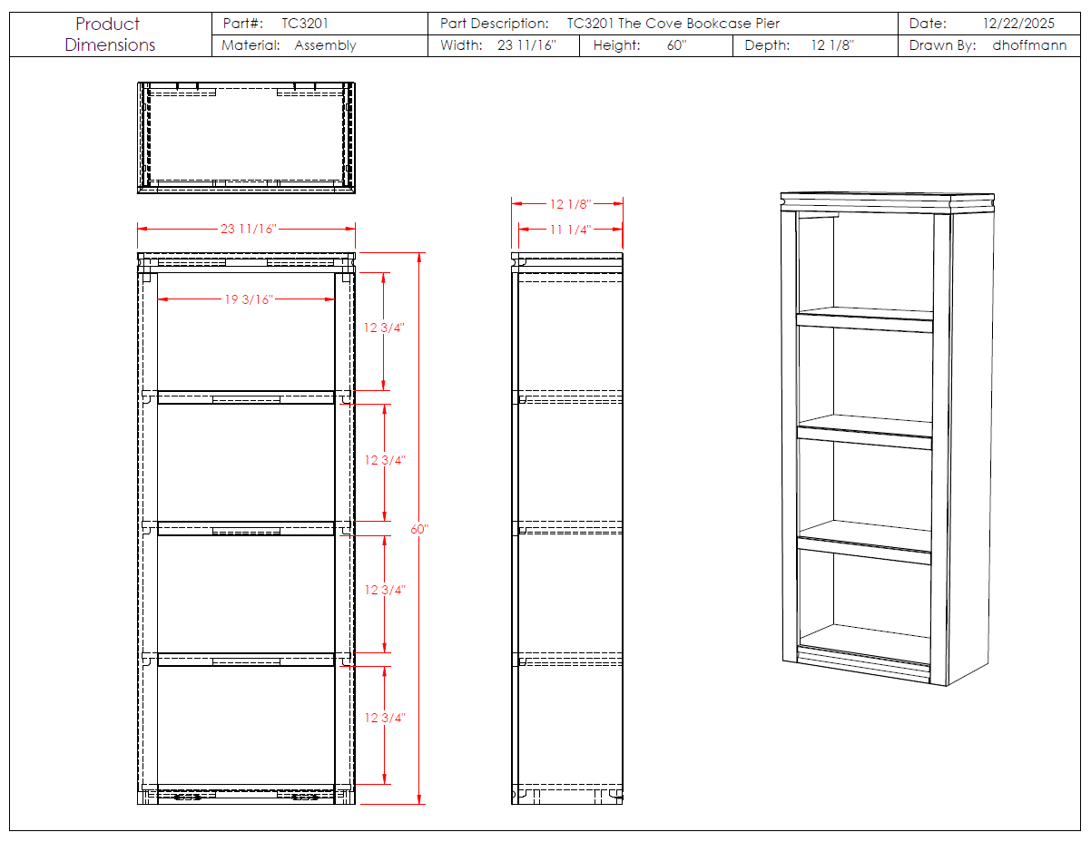 Cove Modular Wall Set with Fireplace