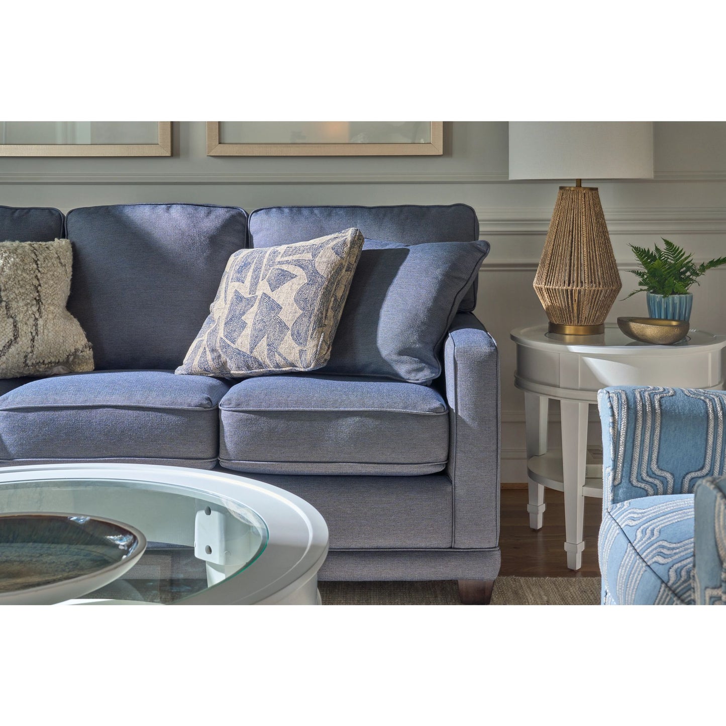 Kennedy Sofa — Picchu Navy — view 65