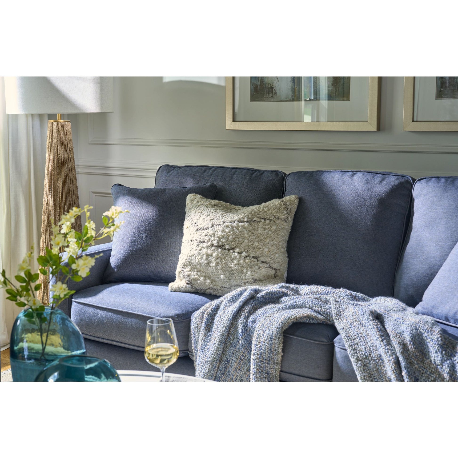 Kennedy Sofa — Picchu Navy — view 64