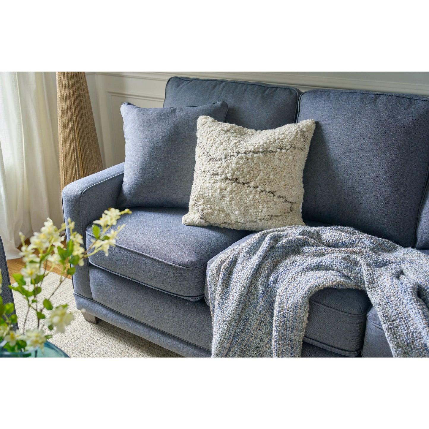 Kennedy Sofa — Picchu Navy — view 67