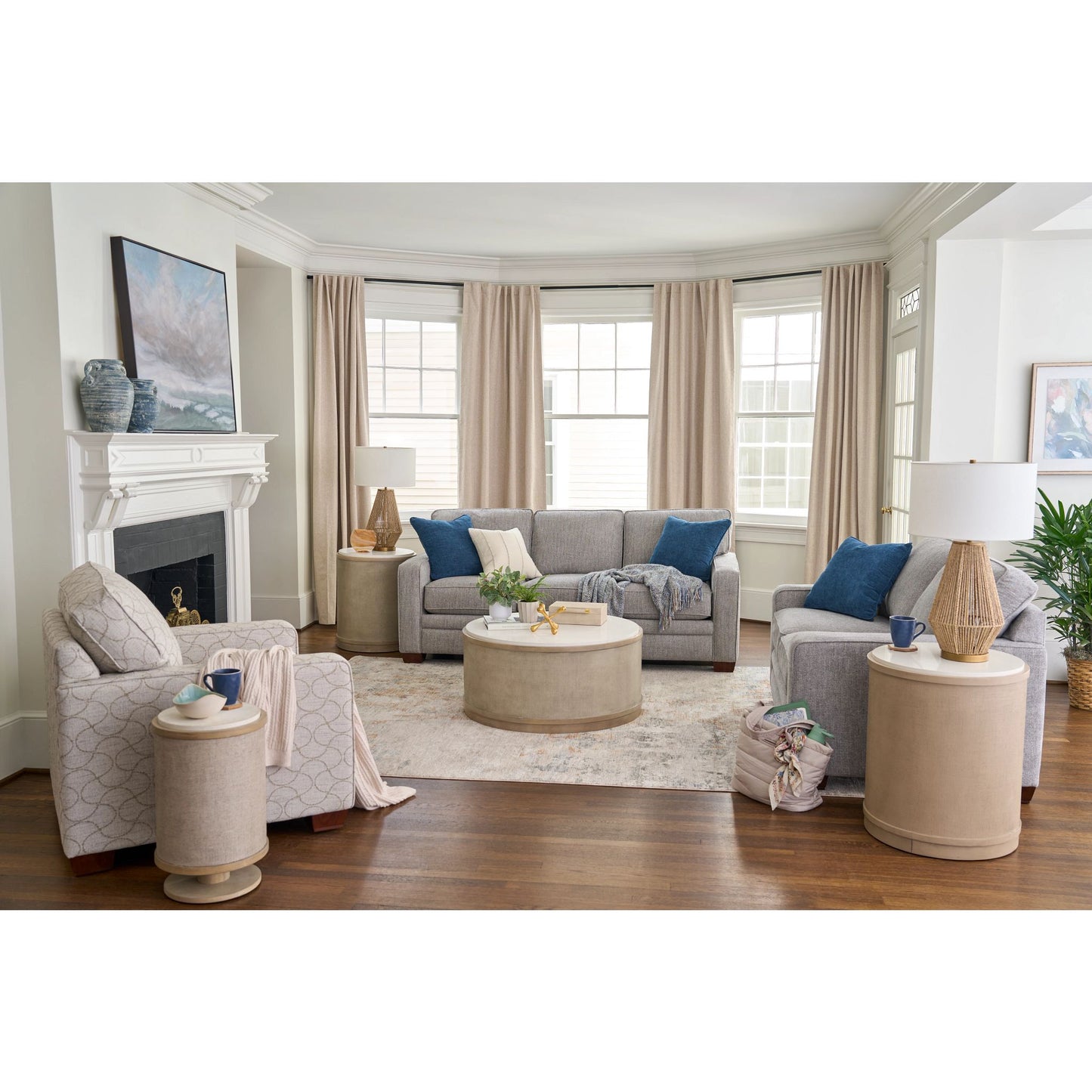 Meyer Sofa — Nora Oyster — view 79