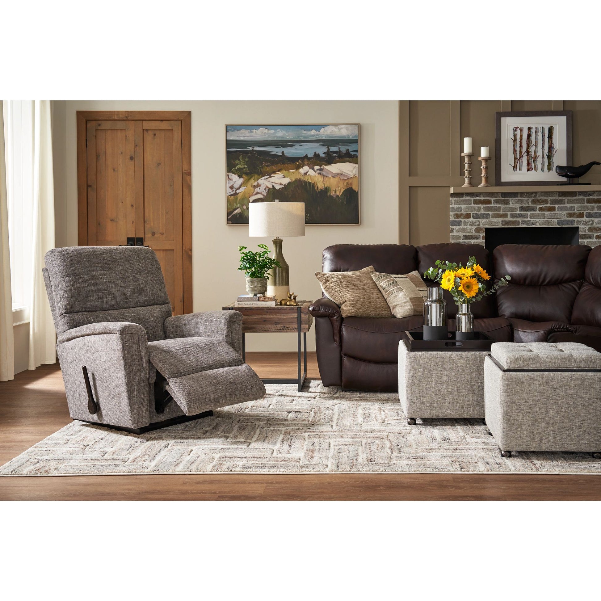Ava Recliner — Nora Truffle — view 54