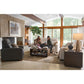 Acadia Reclining Sofa — Picchu Snow — view 19