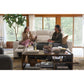 Acadia Reclining Sofa — Picchu Snow — view 22