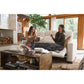 Acadia Reclining Sofa — Picchu Snow — view 26