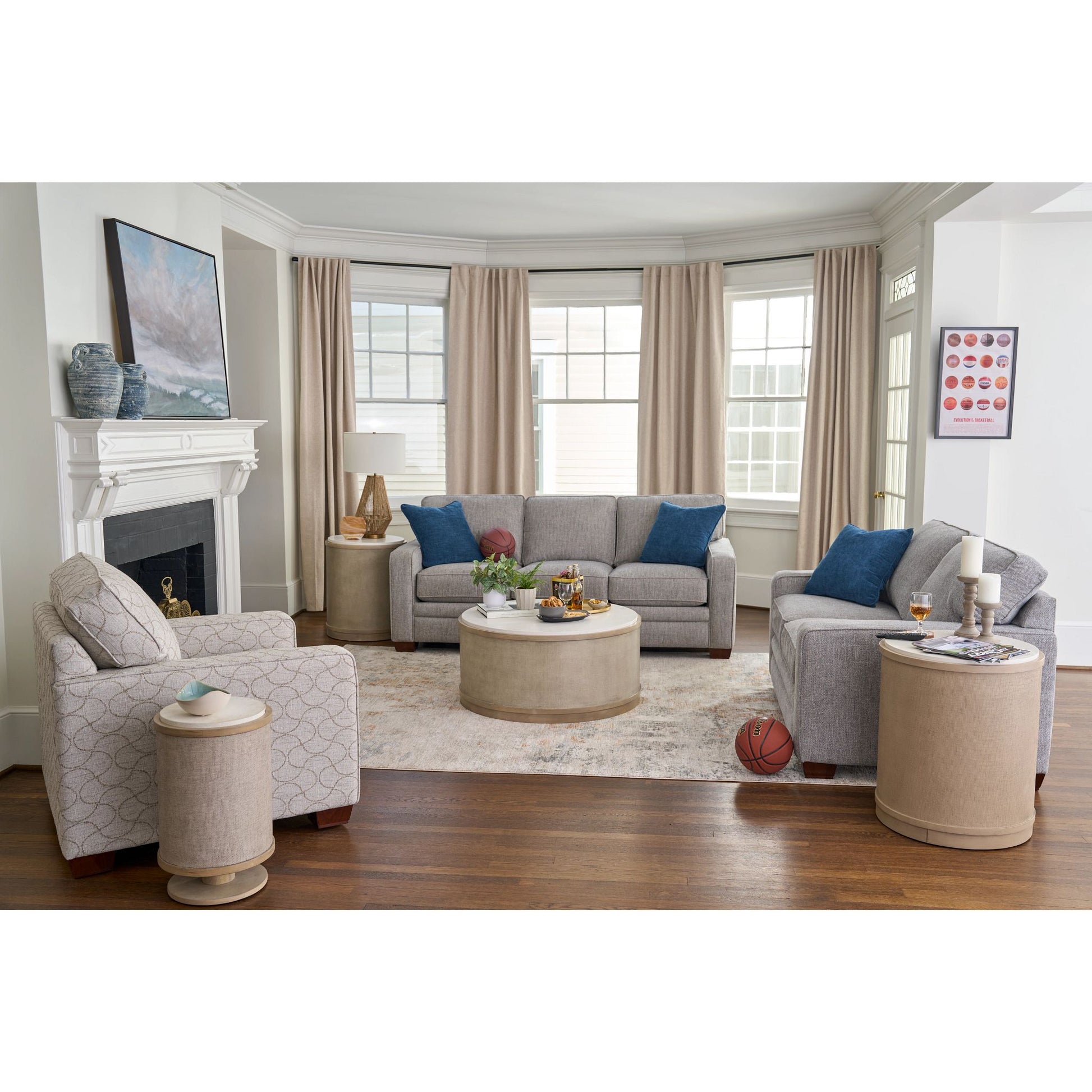 Meyer Sofa — Nora Oyster — view 82