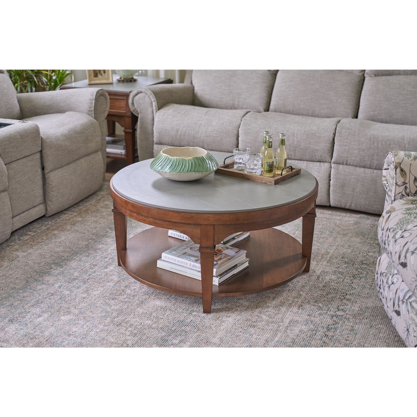 Dutton Reclining Sofa — i-Rockport Mushroom — view 18