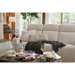 Acadia Reclining Sofa — Picchu Snow — view 3