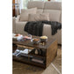 Acadia Reclining Sofa — Picchu Snow — view 6