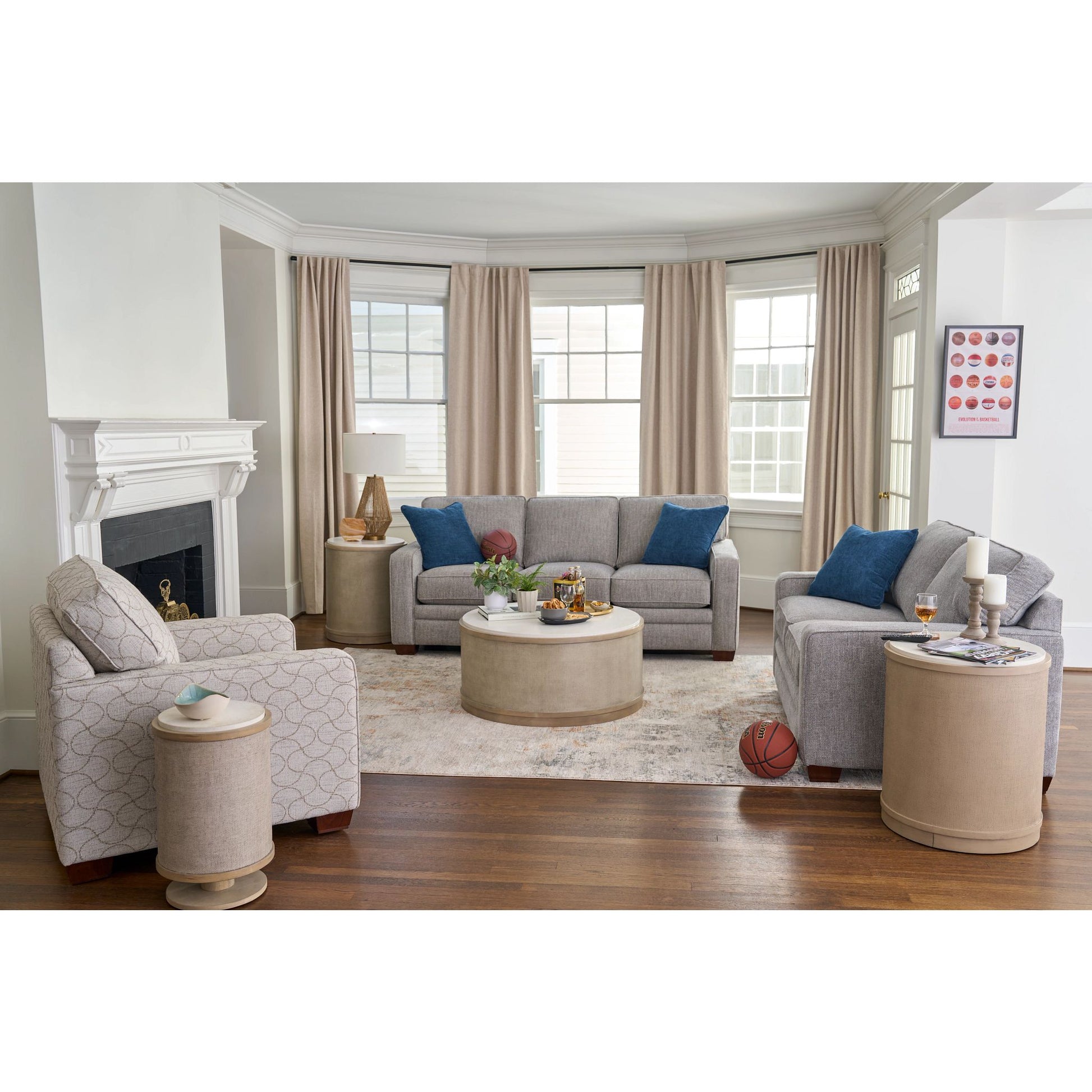 Meyer Sofa — Nora Oyster — view 85