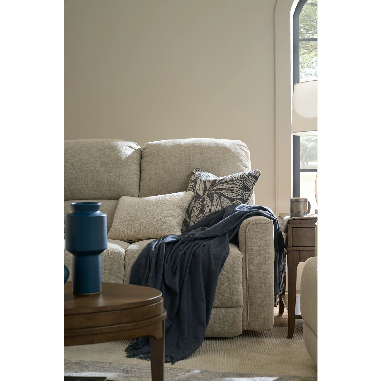 Cade Reclining Sofa — Ross Linen — view 63