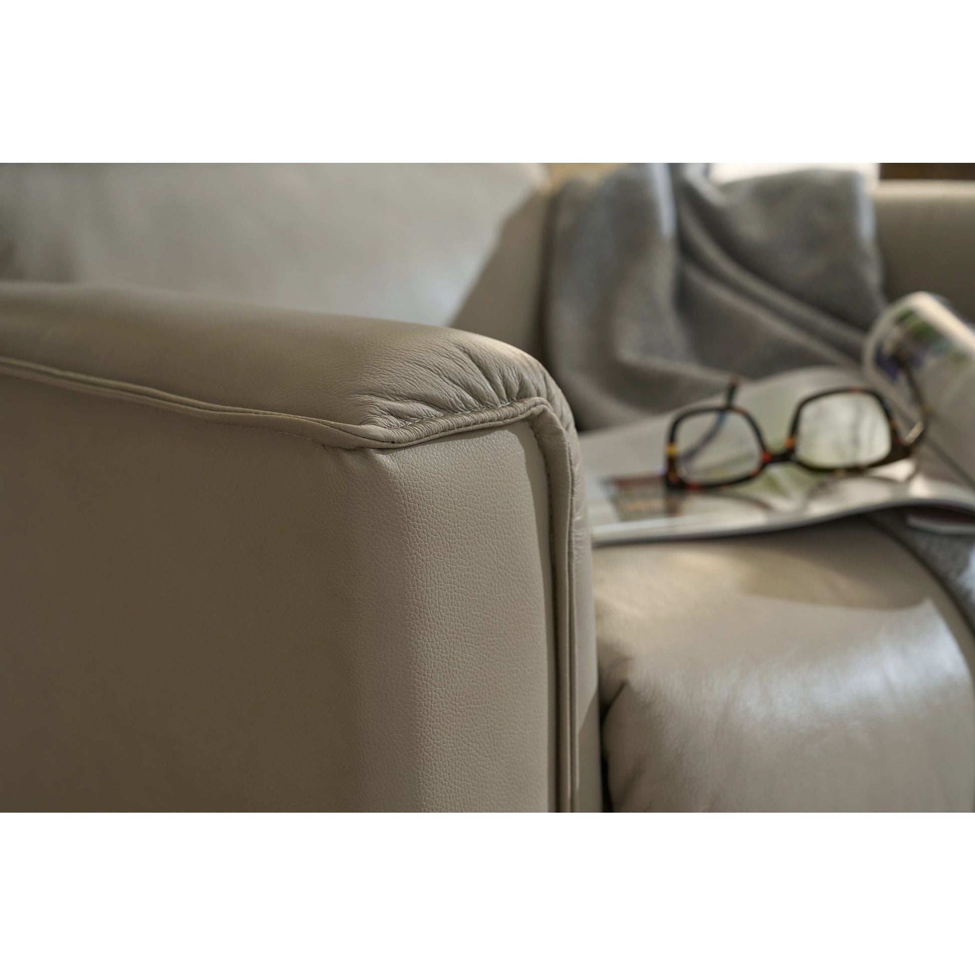 Cade Reclining Sofa — Ross Linen — view 65