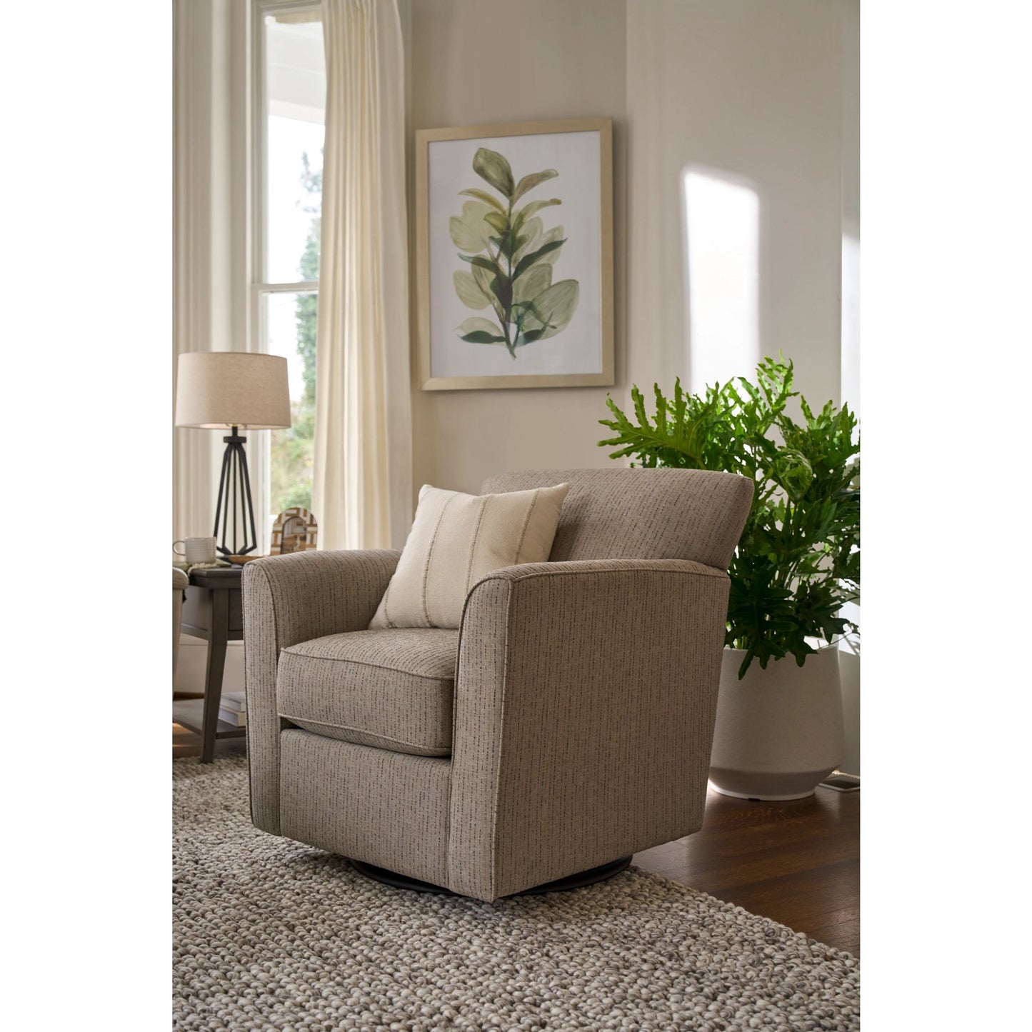 Ava Leather Reclining Sofa — Topflight Ivory — view 11