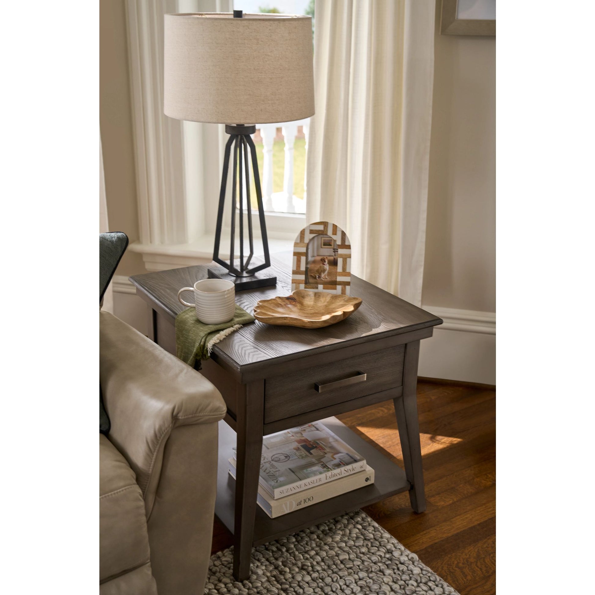 Ava Leather Reclining Sofa — Topflight Ivory — view 13