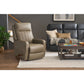 Finley Leather Recliner — Gambit Stone — view 23