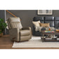 Finley Leather Recliner — Gambit Stone — view 25