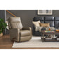 Finley Leather Recliner — Gambit Stone — view 27