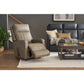 Finley Leather Recliner — Gambit Stone — view 28
