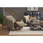 Finley Leather Recliner — Gambit Stone — view 19