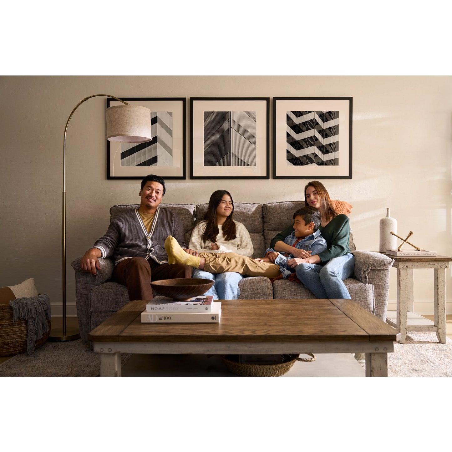 Jay Reclining Sofa — Donegal Linen — view 22