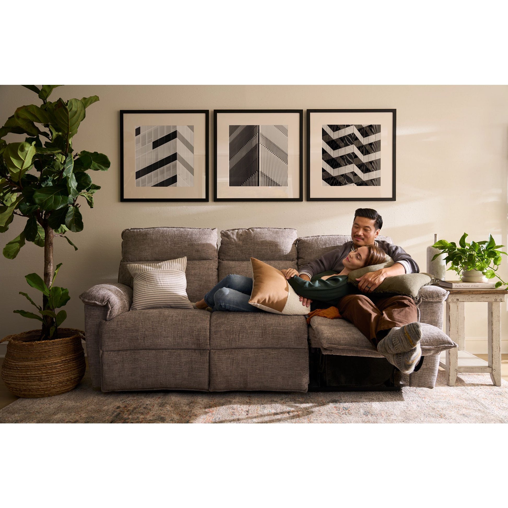Jay Reclining Sofa — Donegal Linen — view 27