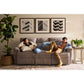 Jay Reclining Sofa — Donegal Linen — view 28