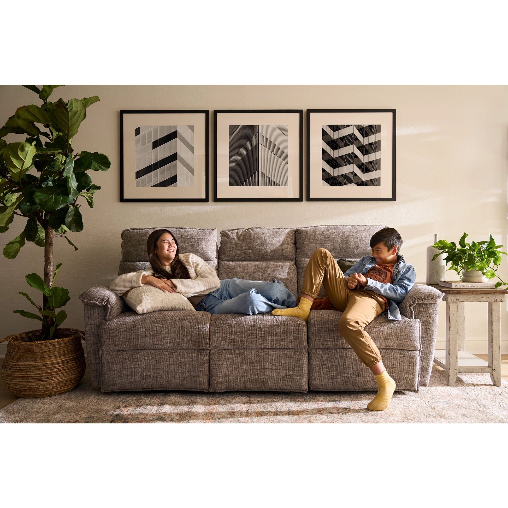 Jay Reclining Sofa — Donegal Linen — view 29