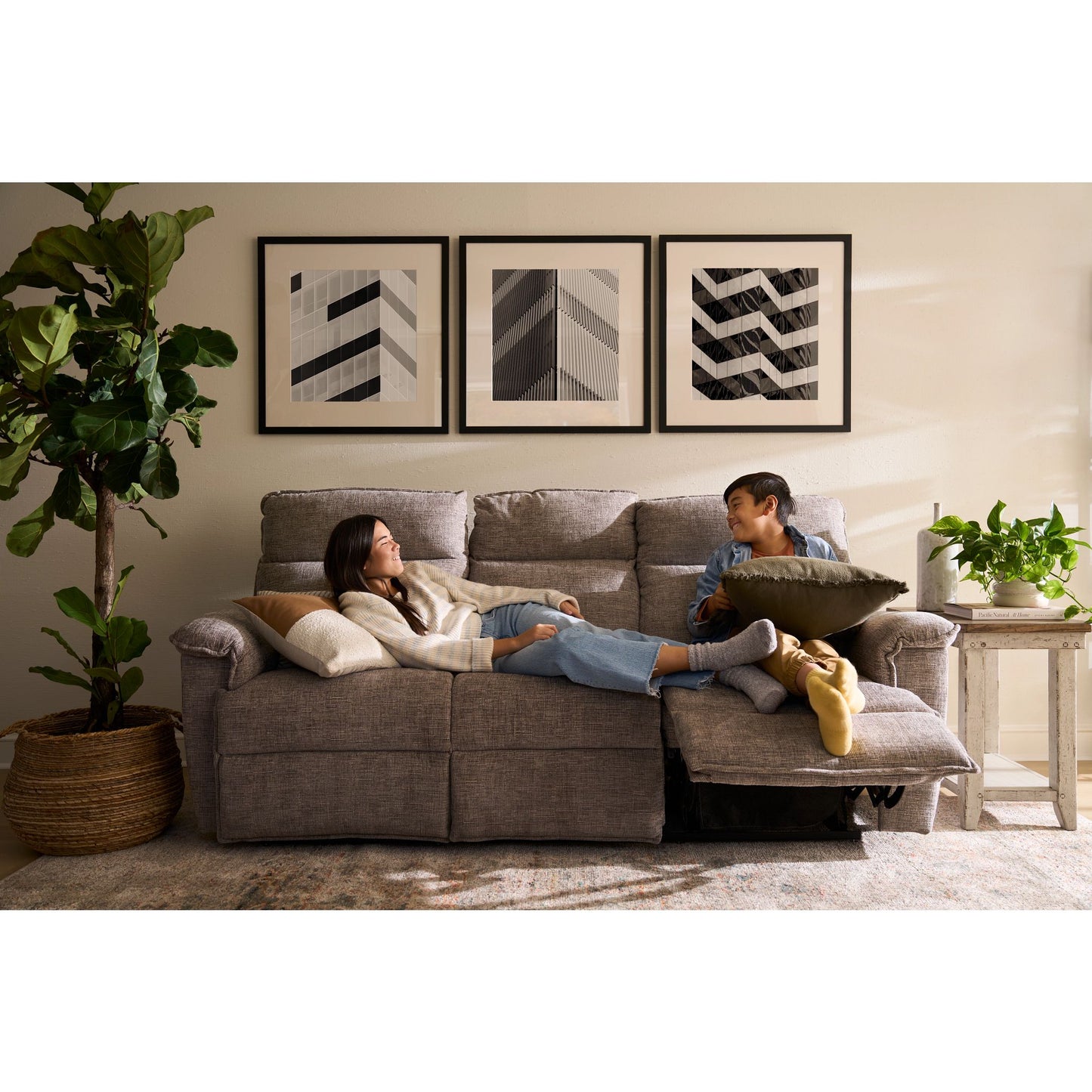 Jay Reclining Sofa — Donegal Linen — view 31