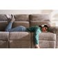 Jay Reclining Sofa — Donegal Linen — view 36