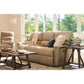 Ava Leather Reclining Sofa — Topflight Ivory — view 22